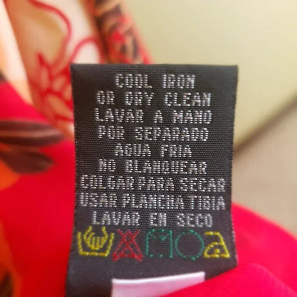 Kenneth Cole New York Red Floral Asymmetrical Dress | Size 6 - Picture 14 of 17